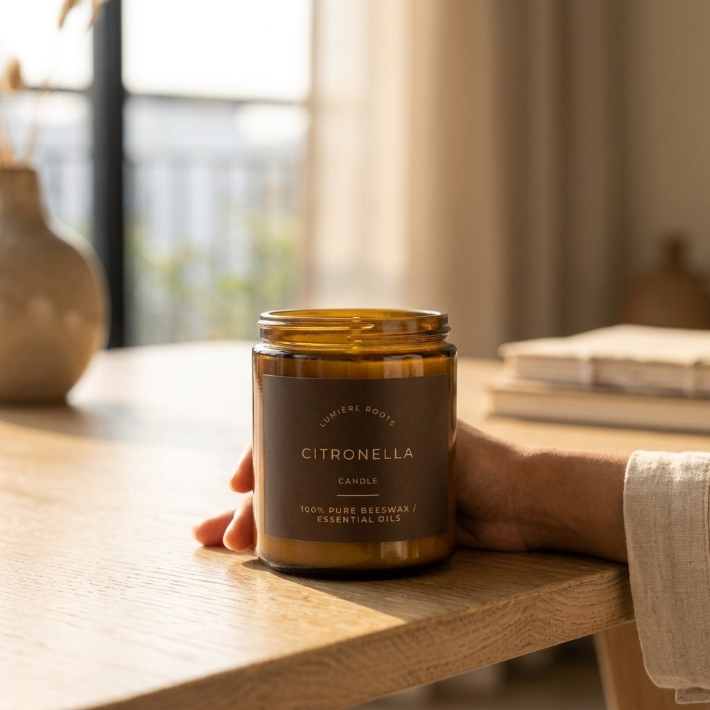 Citronella Beeswax candle