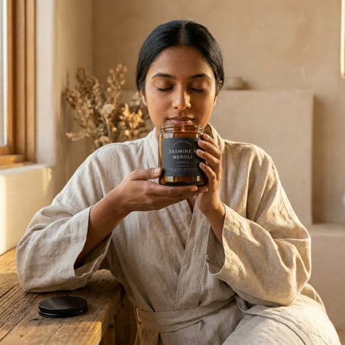 Midnight Jasmine Neroli Scented Beeswax Candle