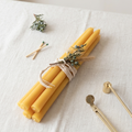 Set of 6 Pure beeswax Taper Candle Sticks