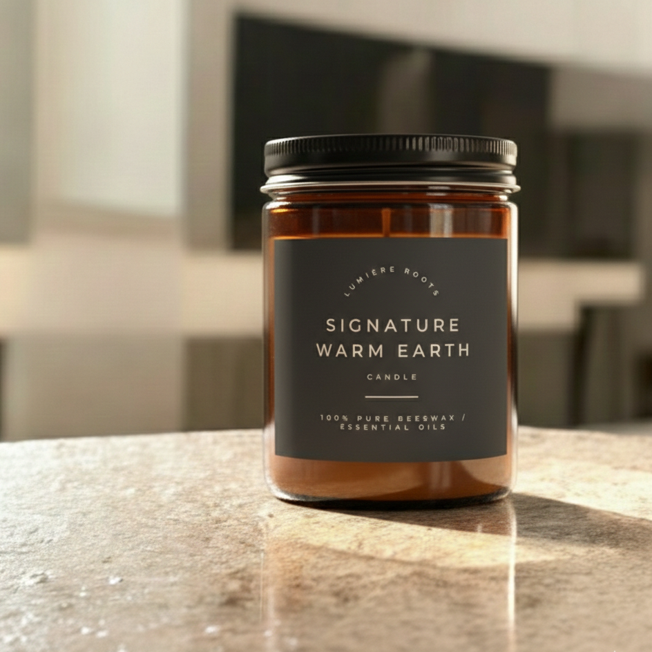 Warm Earth No. 168 Beeswax Scented Candle